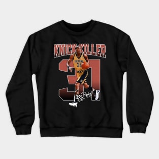 Reggie Miller Choke Sign Basketball Legend Signature Vintage Retro 80s 90s Bootleg Rap Style Crewneck Sweatshirt
